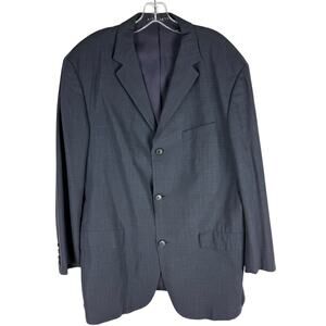 Hugo Boss Connery/Sean Loro Piana Merino Wool Navy Blazer Size 46R